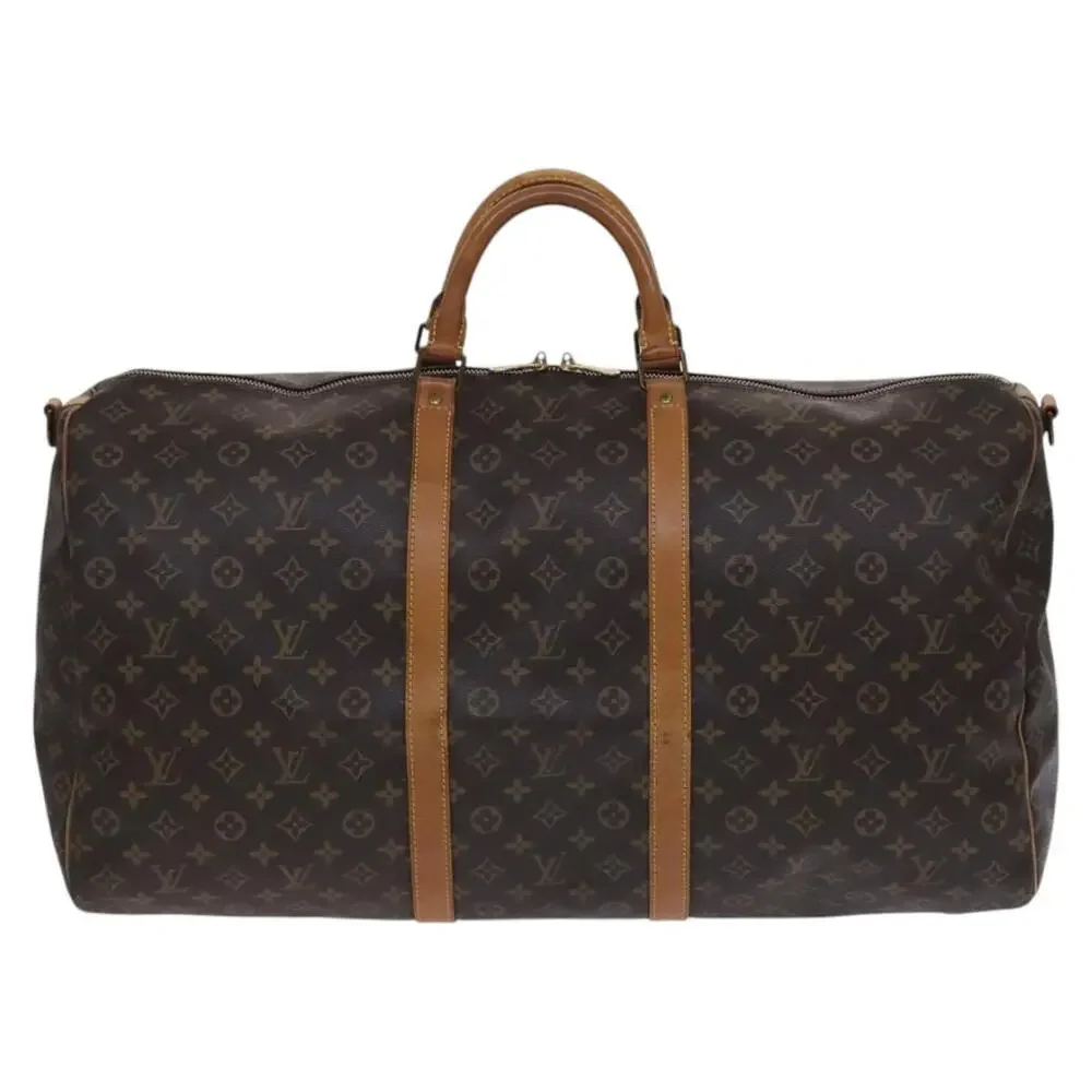 LOUIS VUITTON Monogram Keepall Bandouliere 60 Boston Bag M41412
